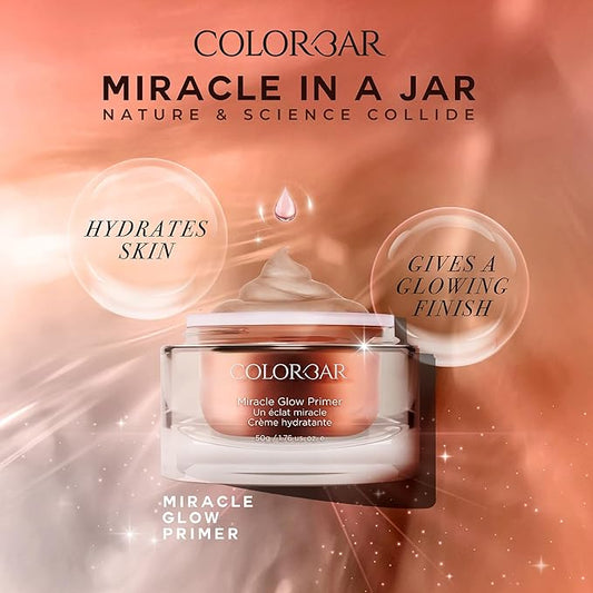 Miracle Glow Primer - Makeup Primer Camouflages Visible Dark Spots and Blemishes - Face Primer with Vita Freeze for Youthful Skin - 1.7 oz