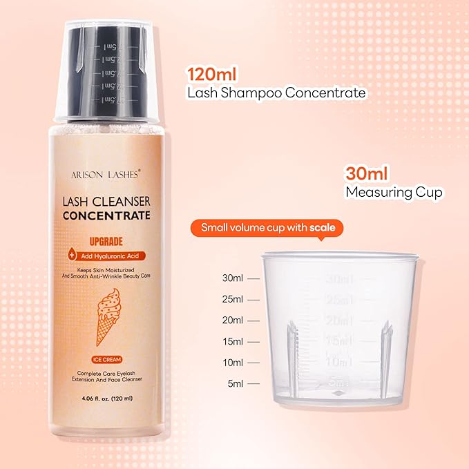 ARISON LASHES Eyelash Cleanser Concentrate