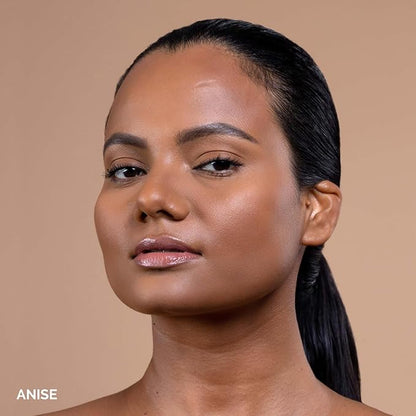 OFIR Skin Satin Medium Coverage Foundation | Lightweight Foundation Makeup with Vegan Formula | Blue Light Protection & Non-Creasing for Long-Lasting Wear | 1 FL OZ (Anise - Medium Deep Warm)