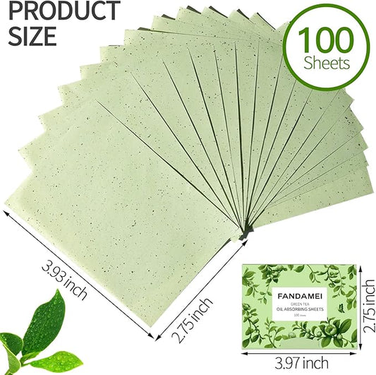 FANDAMEI Oil Blotting Sheets For Face, 600 PCS Oil Blotting Papers, Blotting Paper for Oily Skin, Oil Control Film, Oil Absorbing Sheets For Face, Oil Absorbing Tissues