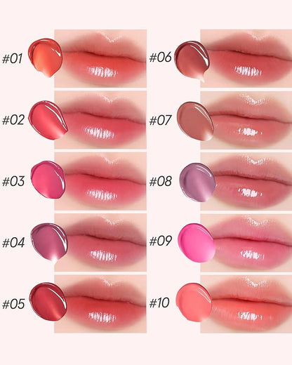 THESAEM Saemmy's Ade Shot Tint - Korean Lip Titnt, Water Gel Lip Stain with Plump Glowy Moisturizing Finish, Buildable Radiant Gloss, Long-Lasting Comfort, 0.1 fl.oz. (01 Grapefruit honey)