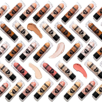 wet n wild MegaGlo Makeup Stick, Buildable Color, Versatile Use, Cruelty-Free & Vegan - Floral Majority