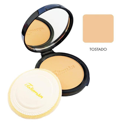 Talisman Cream Powder Natural .45 Oz. With Mirror-Polvo Crema Compacto Con Espej (Tostado)