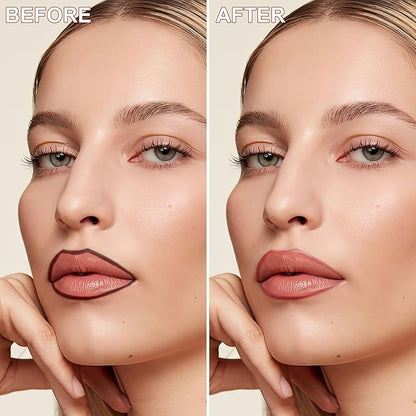 Lip Liner - Tattoo Peel Off Lip Stain, Long-Lasting Moisturizing Lip Tint, Waterproof Nourishing Lip Liner with Matte Finish, Create Natural Lip Color for All Skin Tones (Rose)