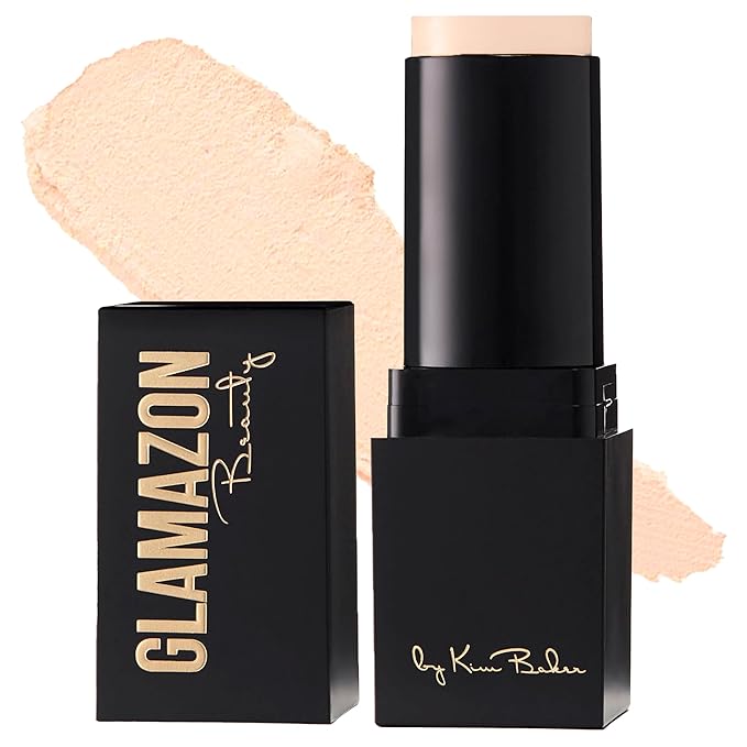 Glamazon Second to None Foundation Stick, Praline Dream, Light-to-Full Coverage, Weightless Makeup With a Glowy Natural Finish