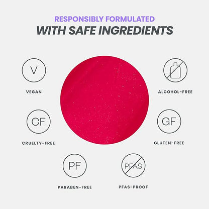 Wonderblading Lip Stain Peel Off Masque (First Kiss) with 360 Contour Lipliner (Ruby)