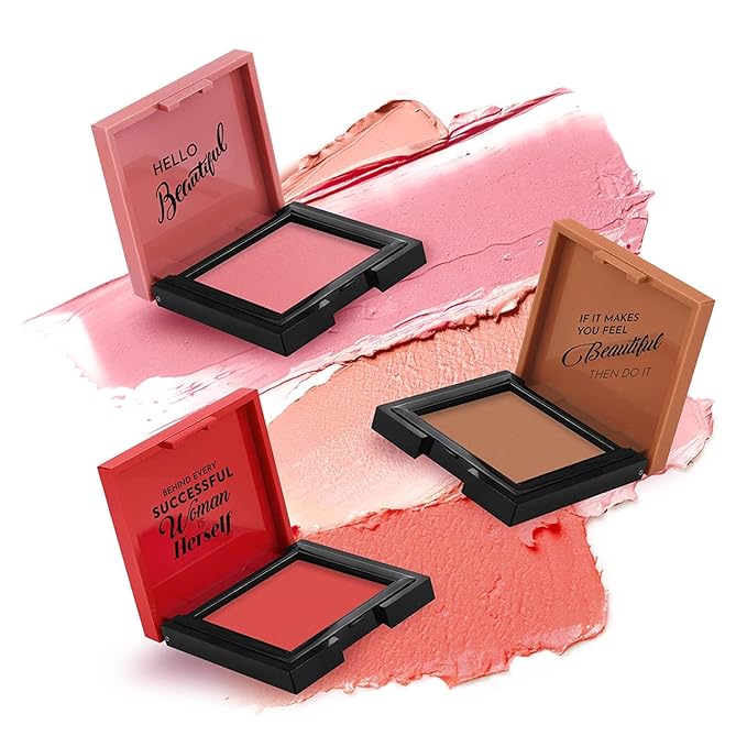 Cream Blush 45 | Red | Fresh | Healthy & Natural Look | Ligh Weighted Formula | Sebum Control Richly Pigmented | Easily Blendable | Long Lasting | Semi Matte | 0.18 oz.