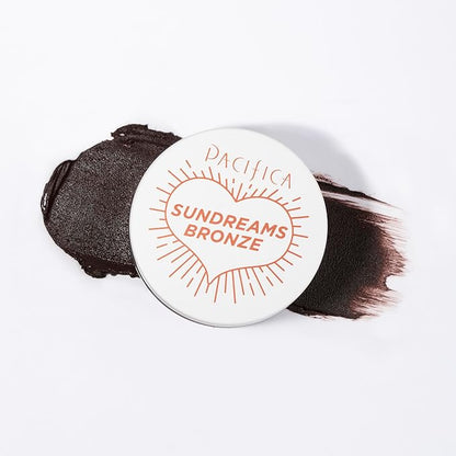 Pacifica Face Bronzer – Sun Dreams Matte Bronzing Cream Highlighter, Hydrating & Buildable Contour with Floral Extracts, Talc-Free, Vegan & Cruelty-Free, 1 oz (Shade Ember)