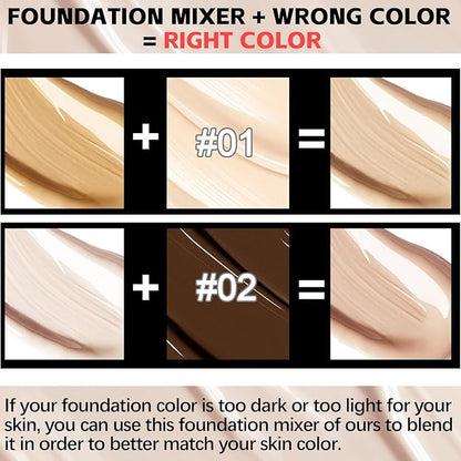 Foundation Mixer, Color Corrector, Foundation Mixing Pigment Creamy Texture Hydrated and Smooth, Foundation Shade Adjuster