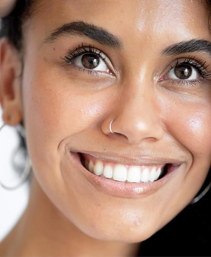 Ere Perez - Natural Oat Milk Liquid Foundation | Breathable, Buildable, Med-Full Coverage, Dewy | Peach Extract, Vitamin E | Vegan, Cruelty-Free, Clean Beauty (Brew | golden neutral, 1 fl oz | 30 ml)