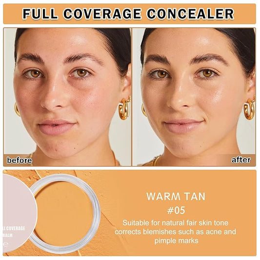 Under Eye Color Corrector,Cream Concealer Full Coverage for Mature Skin,Vegan Under Eye Cream Dark Circles Cover up Makeup Concealer Makeup,Under Eye Brightener (05 Warm Tan)