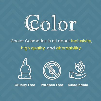 Ccolor Cosmetics Cabana, 14-Color Eyeshadow Palette, Highly Pigmented, Long-Wearing, Easy-to-Blend, Matte, Shimmer & Neutrals Eye Shadow, Professionally Formulated Eye Makeup