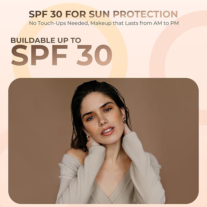 Fair Shade 2 Foundation (30g Full Size Sifter Jar) Matte Mineral Makeup Loose Powder Bare Face Full Coverage Long Lasting All Natural Noncomedogenic for All Skin Types Airbrushed Finish SPF 30