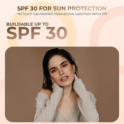 (Fair Shade 2) (5gm Jar) FOUNDATION Mineral Makeup with SPF 18+, Full Coverage Matte Loose Powder, Bare Face Cosmetics