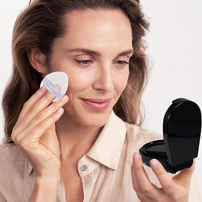 Full Coverage Liquid Foundation, Long-Lasting & Buildable Foundation Cushion BB Cream, Create Skin-Light Natural Makeup, Foundation for Mature Skin