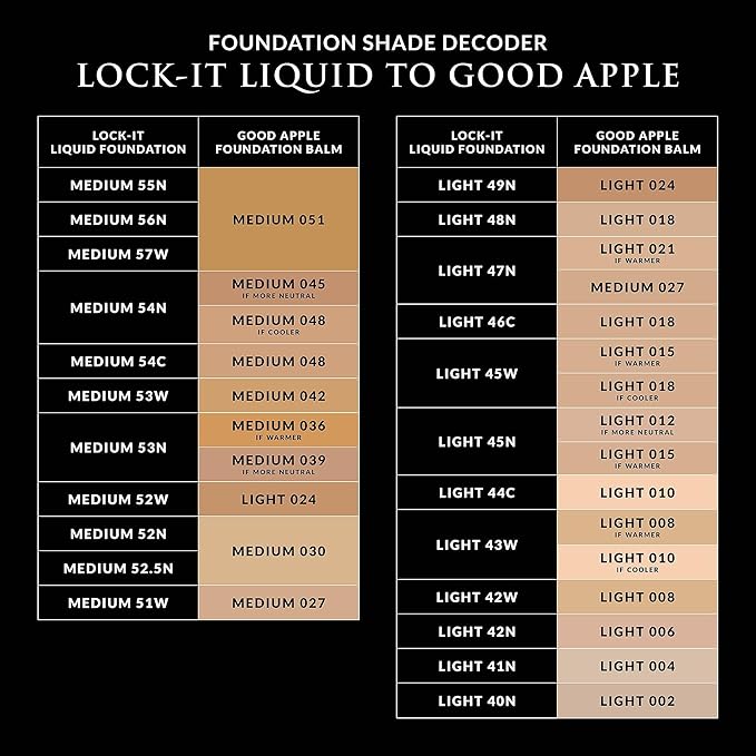 Good Apple Lightweight Full-Coverage Cream Foundation Balm Light 021