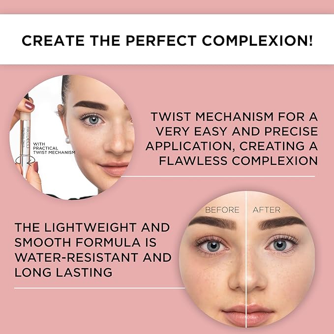 ARTDECO Perfect Teint Concealer - Olive N°07 - Light-Reflecting Concealer with Brush Applicator - No Signs of Tiredness - Medium Coverage - Water-Resistant - Long Lasting - Makeup - 0.07 Fl Oz