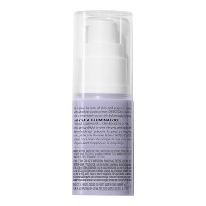 e.l.f. Brightening Lavender Face Primer, Face Makeup Primer For Neutralizing Uneven Skin Tones & Brightening Complexion, Vegan & Cruelty-free
