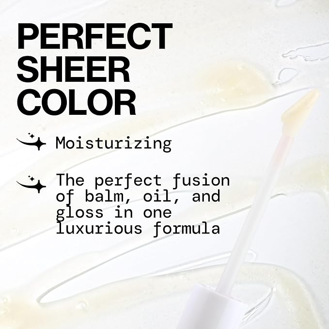 Pacifica Plumping Lip Gloss – Sugar Cake Flavored Shimmering Gold Hydrating Lip Oil Balm, No Tingle Lip Plumper with Shea Butter, Non-Sticky High Shine Sweet Finish, Vegan & Cruelty-Free 0.14oz