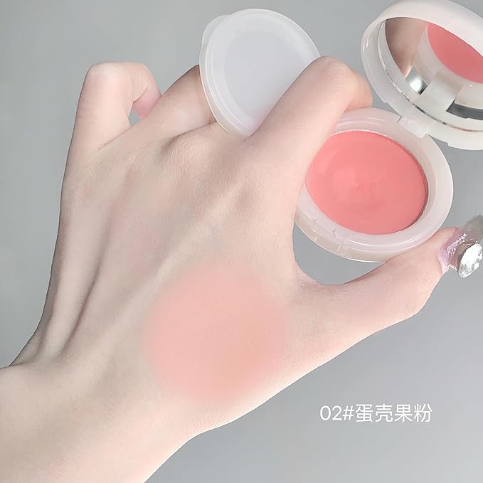 Powder Blush, Lightweight, Smooth, Natural Powder Blush with Long-Lasting All-Day Face Enhancing Makeup Color, Blends Easily，1 Count (1, 01 Jelly Pink, Medium)