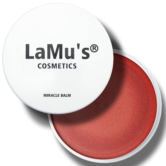 Lamu's Cosmetics Moisturizing Miracle Balm, Multi Glow Balm,Face Blush Cream Blush for Cheeks,Radiant Finish, Hydrating,Natural Glow 50g/ 1.75 Oz (MIAMI BEACH)