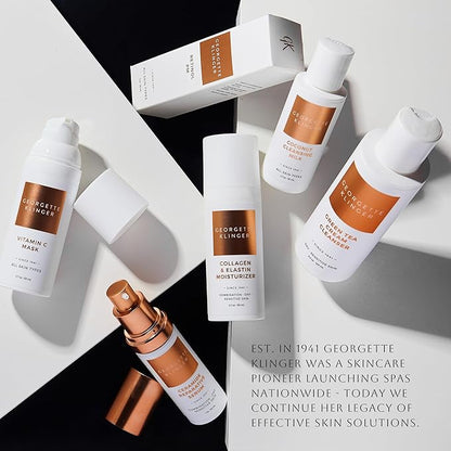 Marula Primer - Vitamin-Rich Hydrating & Gentle Moisturizer, Lightweight Instant Pore Minimizer, Long-Lasting Makeup Base, Smooth Application, Unclogs Pores & Fills Lines -1.7 oz by Georgette Klinger