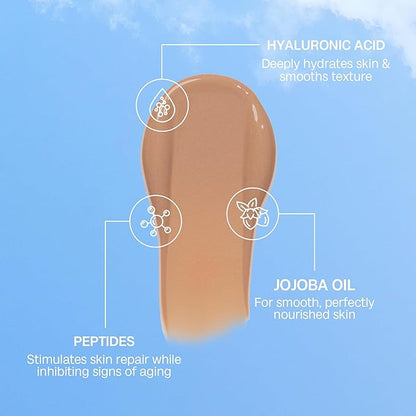 Bali Body Tinted Super Serum SPF30 | Tan Shade Daily Skincare for All Skin Types | Hyaluronic Acid Infused Skin Perfector for Glowing Skin | Vegan, Cruelty Free, Australian Made (30ml/1.01fl oz)