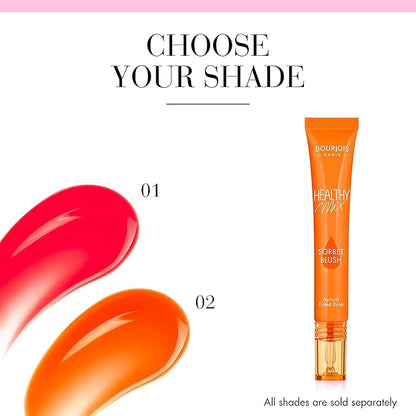 Bourjois Healthy Mix Sorbet Blush Cheeks and Lips, 20ml (02 Apricot Corals)