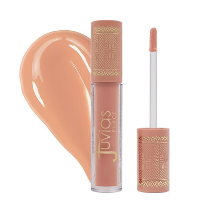 Juvia's Place Coffee Shop Lip Gloss - Cream de Cacao - Hydrating Butter Lip Gloss for Women, Long-Lasting Shine, Moisturizing Glass-like Finish, Plumping Non-sticky Lip Gloss, Suitable for every vibe