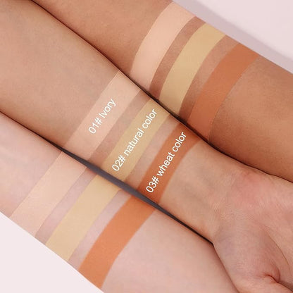 Boobeen Dual Ended Liquid Concealer Stick for Women, Natural Eye Concealer for Dark Circles，Long Lasting Foundation With Full Coverage Makeup