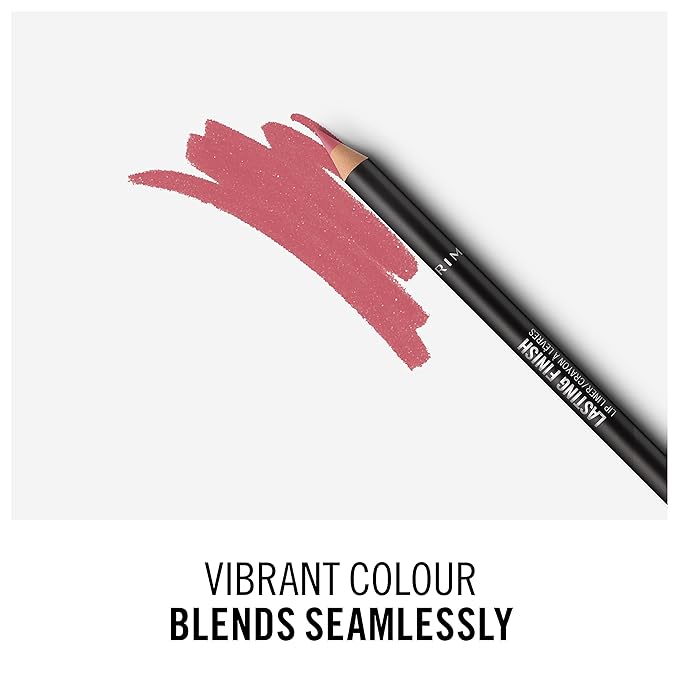 Rimmel Lasting Finish 8HR Lip Liner, 120 Pink Candy, Pack of 1 (Pack of 3)