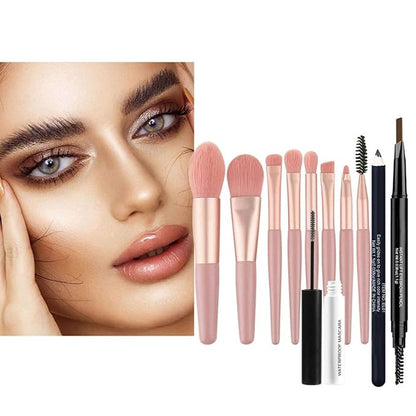 Makeup Kit for Women Full Kit, Full Eyeshadow Palette, Makeup Gift Set for Girls, Eye colored Essential Include 40 colors Eye Shadow Palette Eyeliner, Mascara, Eyebrow Pencil and Brush