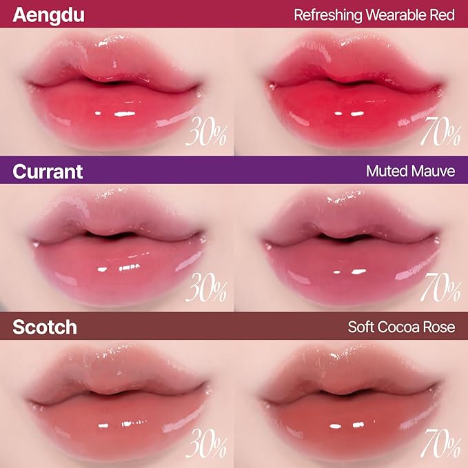 3D Voluming Gloss 70% (Rich) | Rozy 70% | High Shine, Non-Sticky Lip Gloss for Makeup | Long-Lasting, Moisturizing Gel Formula | 30%, 70% Pigment Options | 5.3g