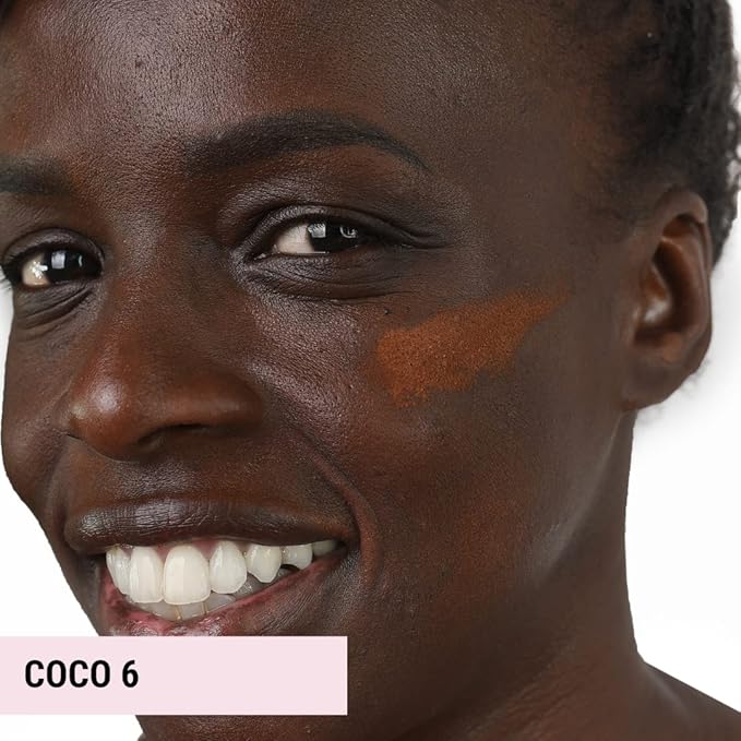 Loves-You-Back 3in1 Mineral Powder Foundation (COCO 6) | Designed for acne-prone, sensitive skin | Lightweight Coverage for hyperpigmentation + marks | Concealer, Foundation + Powder