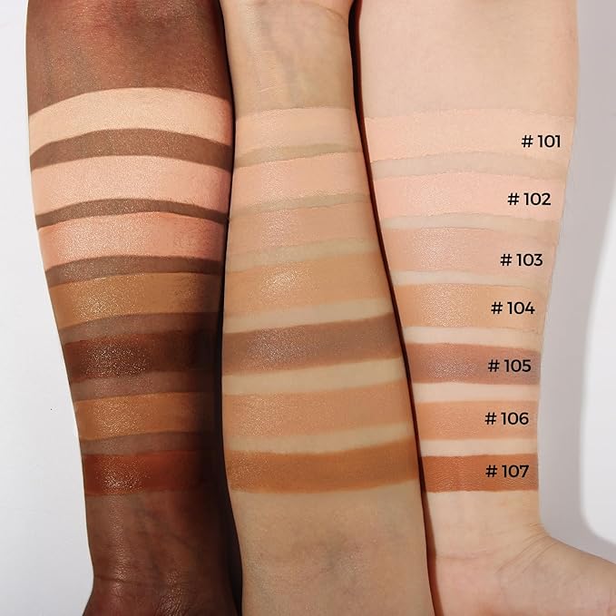 Sample Matte Liquid Foundation,Full Coverage Foundation,Long Lasting,Flawless Soft Oil Control Foundation for Oily Skin,Vegan & Cruelty-Free