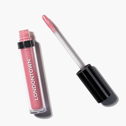 LONDONTOWN Pixie, Milky Pink, Plush Shine Lip Gloss Tube, Deep Hydrating High Shine Sheer Tint Non-Sticky Conditioning Balm