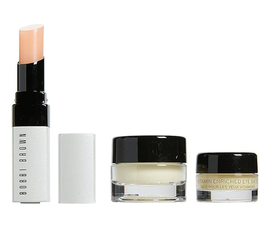 Bobbi Brown Prep Your Pretty Face & Lip Kit with Extra Lip Tint in Bare Pink, Vitamin Enriched Face Base and Vitamin Enriched Eye Base