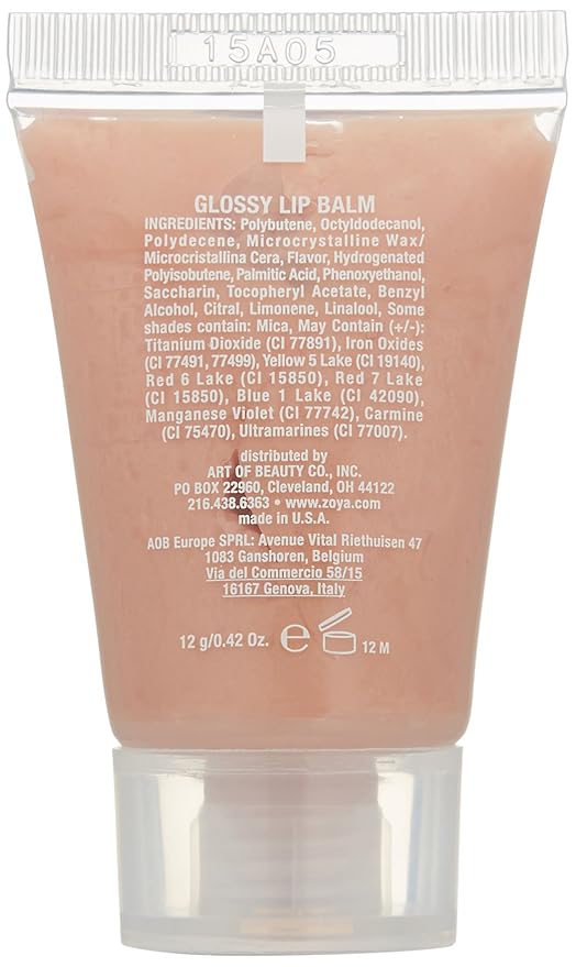 ZOYA Lip Gloss, Fame, 0.42 Ounce