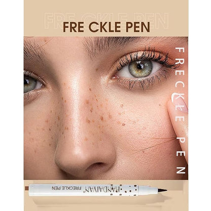 Freckle Pen 4 Colors, Natural Lifelike Freckle Makeup Pen Magic Freckle Color,Waterproof Longlasting Soft Dot Sopt Pen,for Natural Effortless Sunkissed Makeup