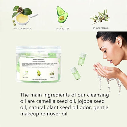 Cleansing Oil for Face Travel Home Use Cleansing Oil Makeup Blackhead Remover Gentle Pore Deep Cleaning for All Skin Types