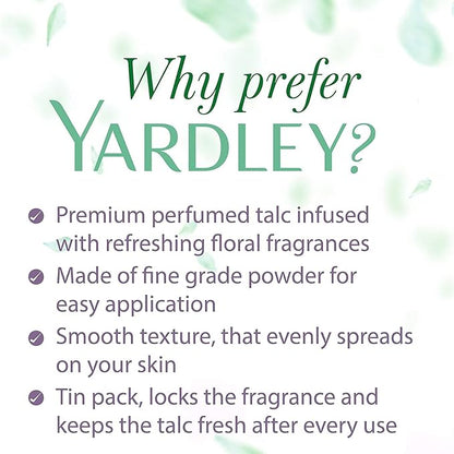 Yardley London Perfumed Talc Jasmine 100g