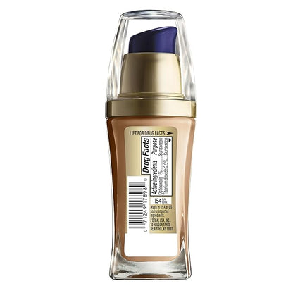 L'Oreal Paris Visible Lift Serum Absolute Foundation, Sun Beige, 1 Ounce