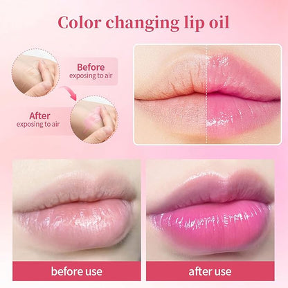 Lip Serum, Moisturizing Hydrating, Long Lasting Revitalizing, Lip Serum Oil with Organic Matter, Lightweight Texture, for Youthful and Radiant Look, Makeup Cosmetic