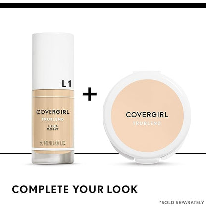 Covergirl TruBlend Pressed Blendable Powder, Translucent Tawny, 0.39 Oz (Packaging May Vary) (Pack of 2)