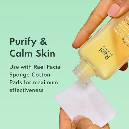 Rael Skin Care, Cleansing Water for Face - Gentle Daily Makeup Remover & Cleanser, Korean Skincare, All Skin Types, H3O Hyaluronic Acid and Cica Extract, Cruelty Free (5.07oz)