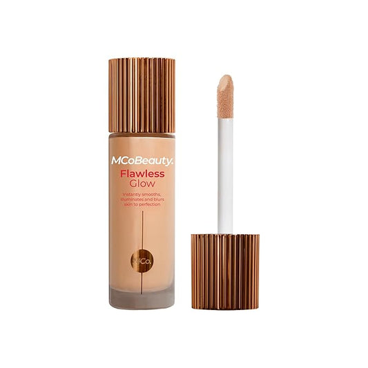 MCoBeauty Flawless Glow Luminous Skin Filter, 4 Medium, Healthy Glow with Natural Radiance, Vegan, Cruelty Free Cosmetics