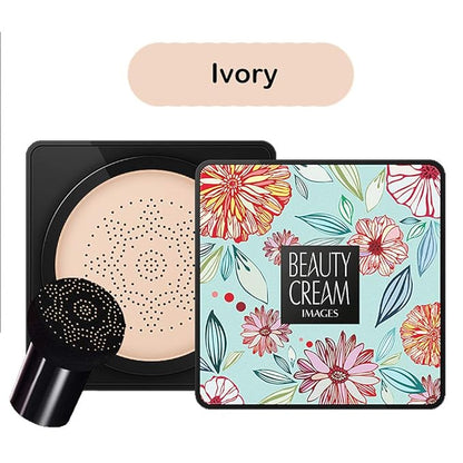 Magik Images Mushroom Head Air Cushion BB CC Cream Concealer Foundation Stick Moisturizing (Cushion BB, Ivory)