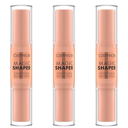Catrice | Magic Shaper Contour & Glow Stick | 2-in-1 Matte Contour & Shimmering Highlight | Face Shaping & Brightening Make Up | Vegan & Cruelty Free | Without Parabens (20 | Medium)