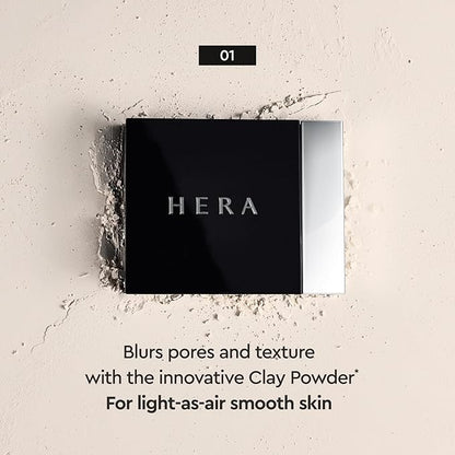 HERA Airy Blurring Powdered Primer and Rouge Classy Lipstick #301 SEOUL RED