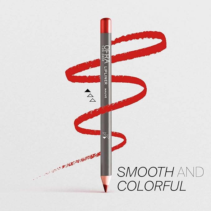 OFRA Lipliner Pencil - Mauve | High-Pigment Lipliner for Defining & Shaping Lips | Smooth, Precise Application | Long-Lasting Wear Lipliners | Creamy, Glide-On Formula for All-Day Perfection | 0.04oz